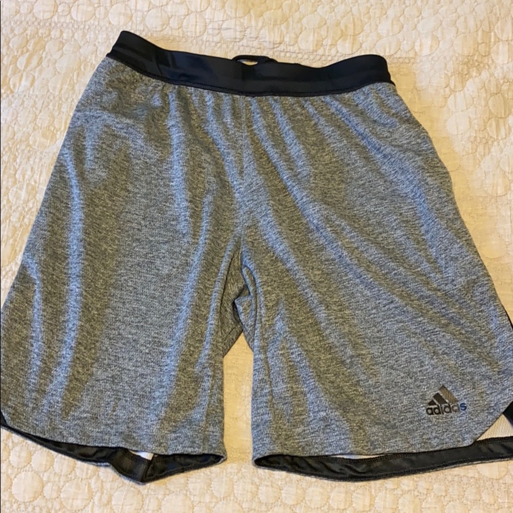 Adidas shorts, 8 inch inseam